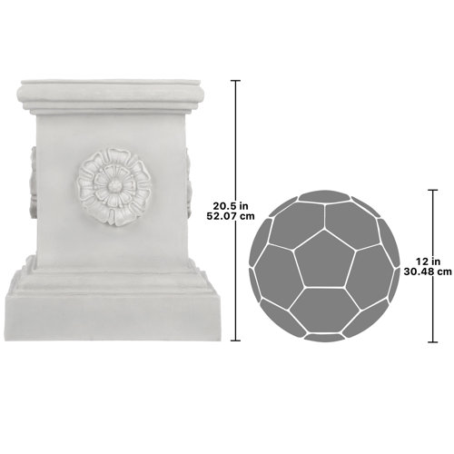 Design Toscano English Rosette Pedestal & Reviews Wayfair
